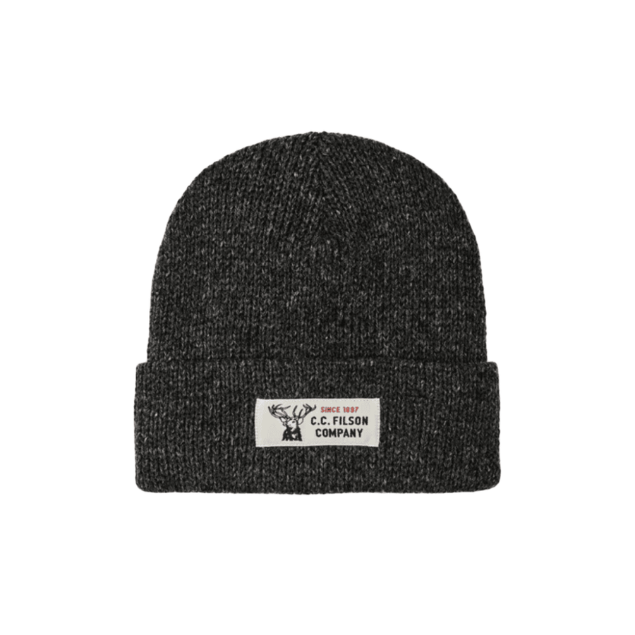 Gorro Lined Rag Wool Charcoal Black