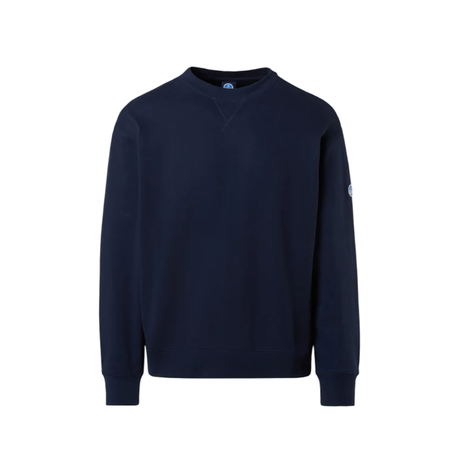 Polerón Crewneck Logo Navy Blue