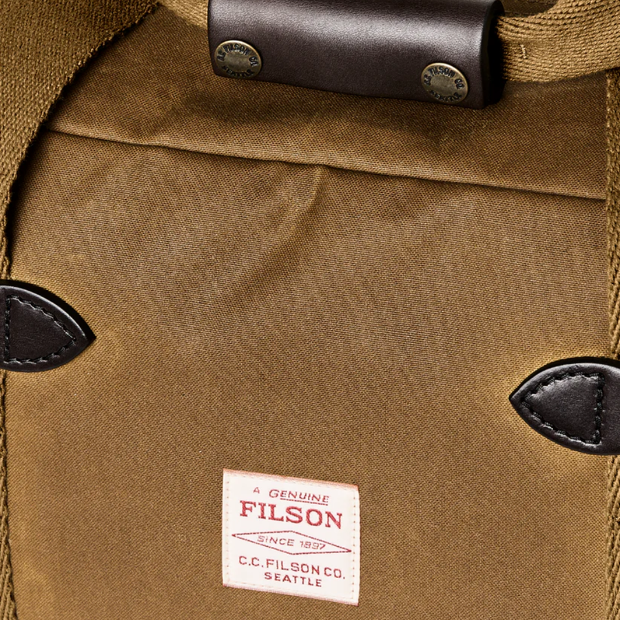 Bolso Tin Cloth Small Duffle Dark Tan