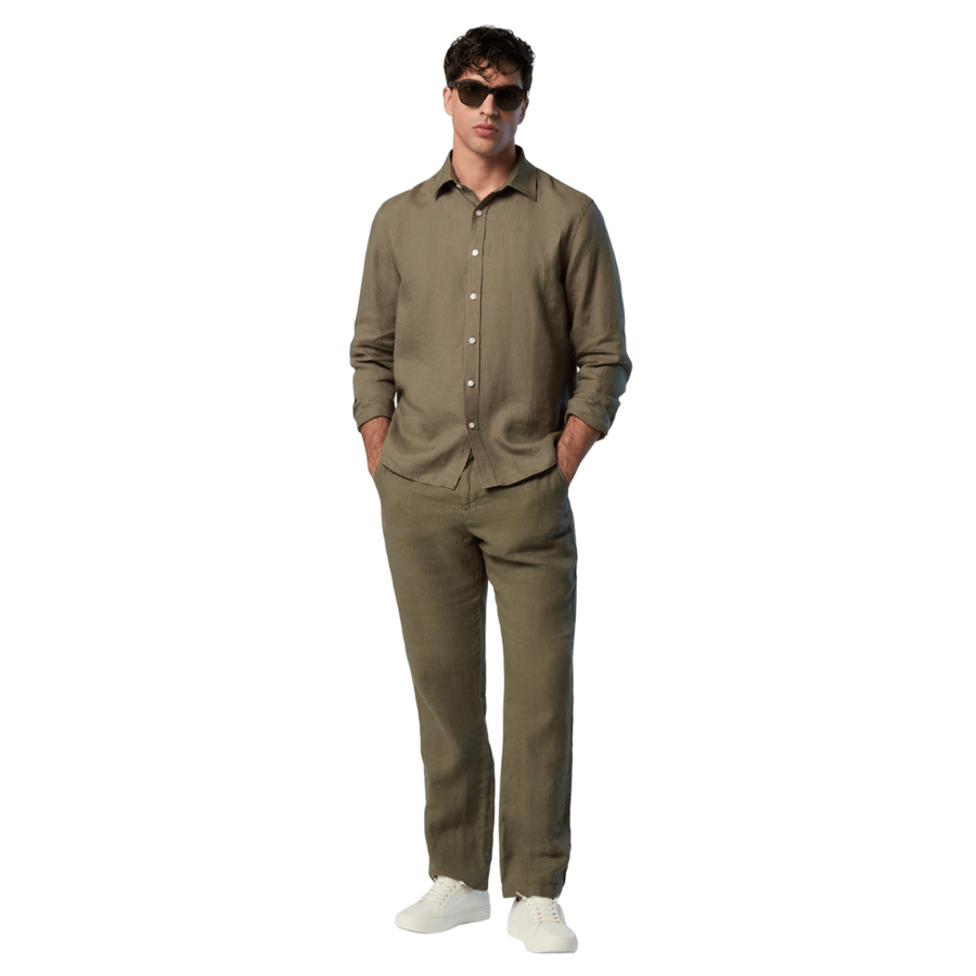 Camisa Spread Collar Regular Deep Green