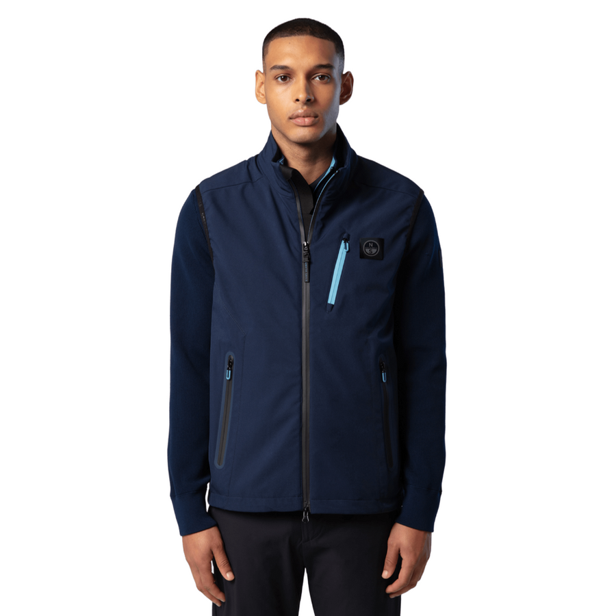 Chaqueta Sin Mangas Marin Utility Navy Blue