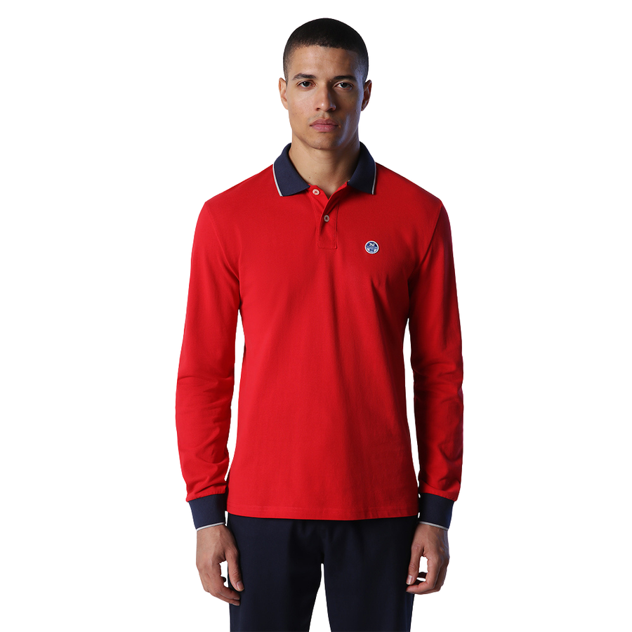 Polera Manga Larga Piqué Red