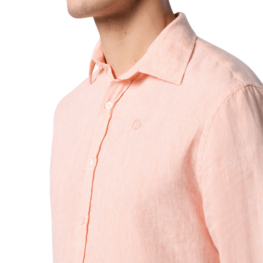 Camisa Spread Collar Regular Melon