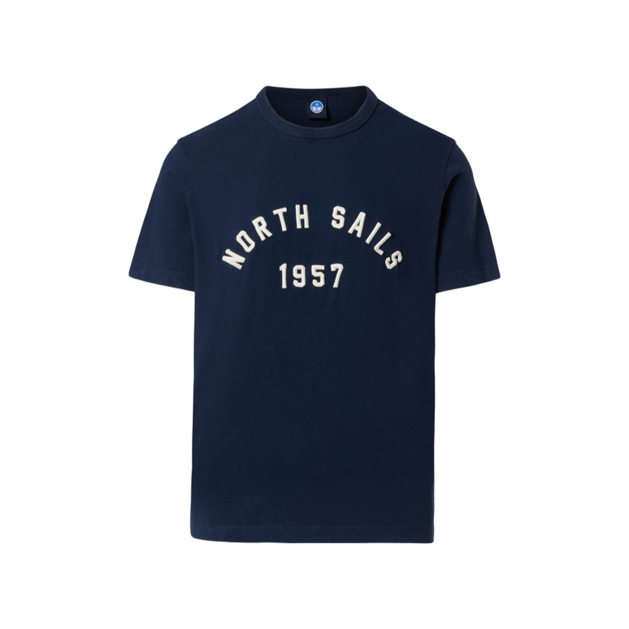 Polera S/S Graphic Navy Blue