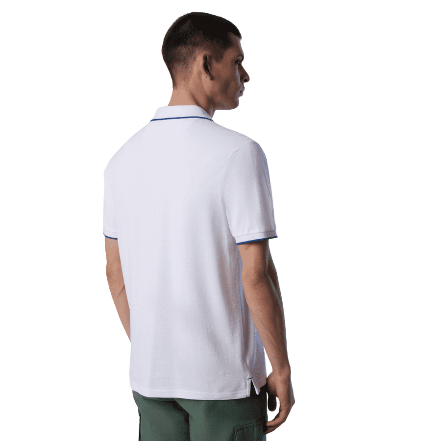 Polera Piqué w/Graphic White