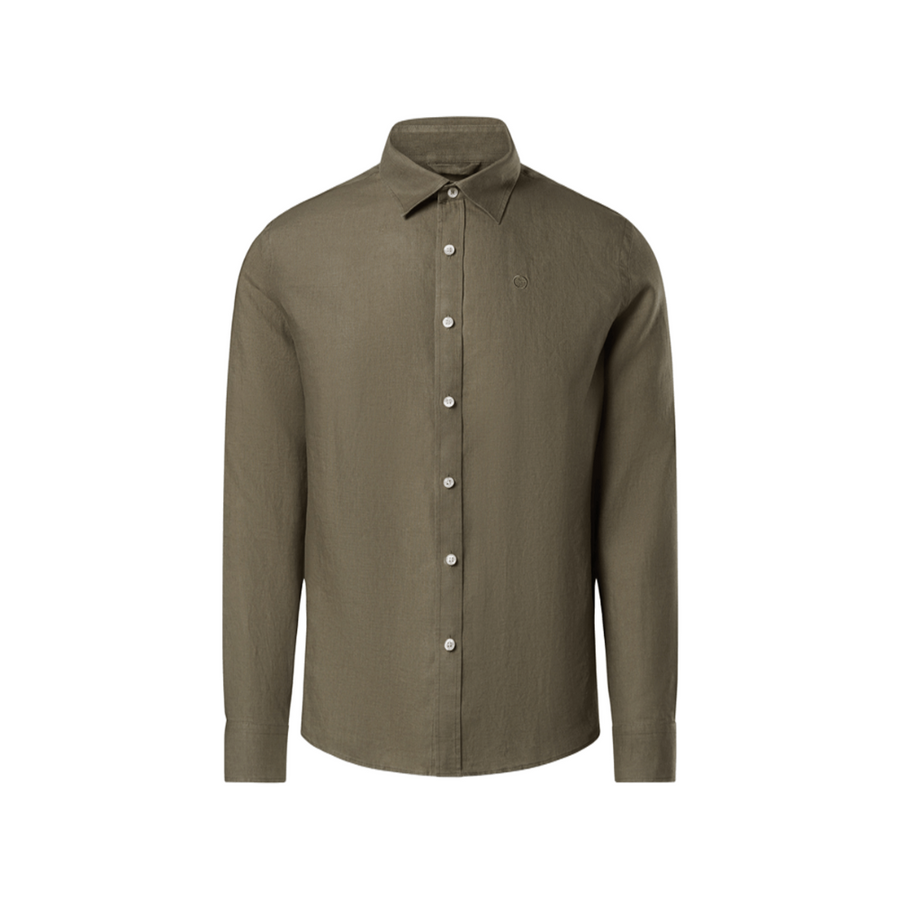 Camisa Spread Collar Regular Deep Green