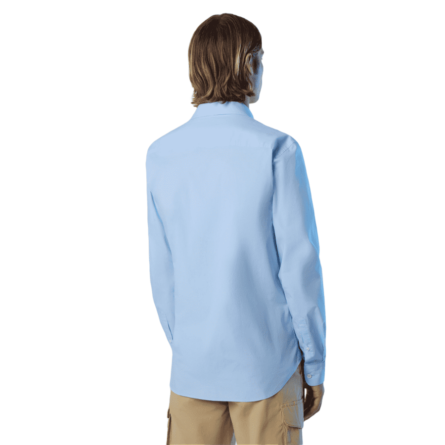 Camisa L/S Regular Spread Collar Light Blue