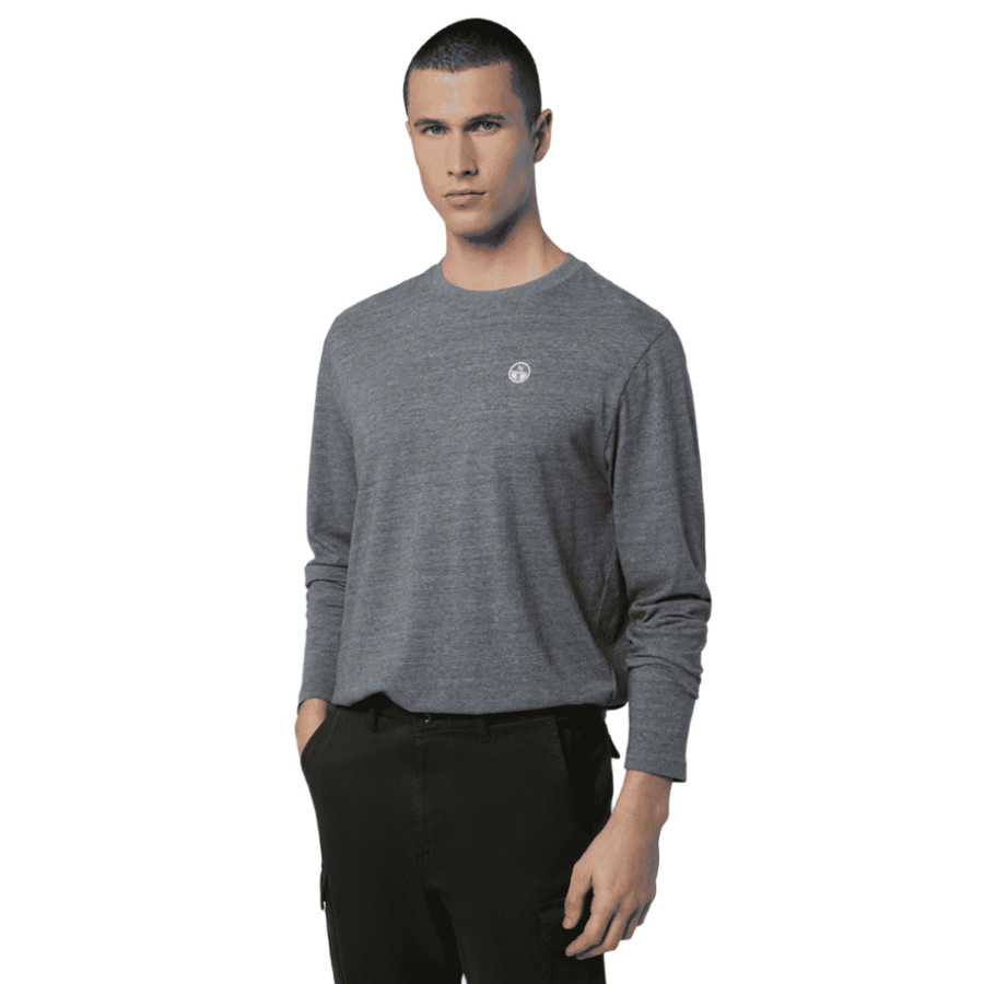 Polera L/S Basic Bollo Grey Melange