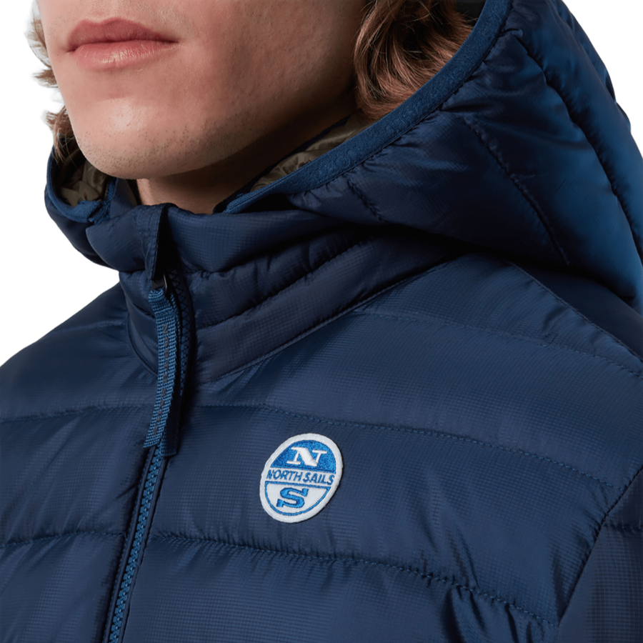 Chaqueta Sky Hoodie Blue Teal