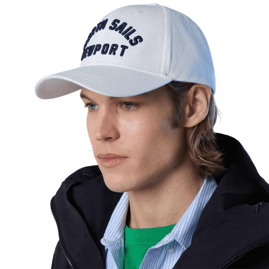 Baseball Cotton Cap Newport White