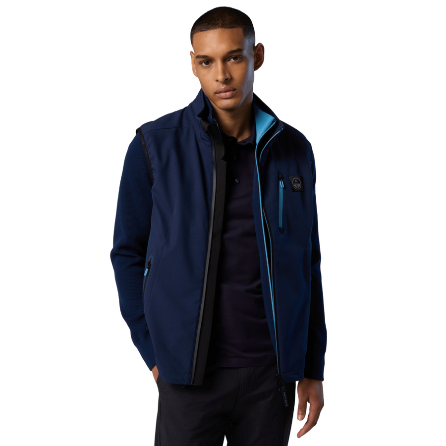 Chaqueta Sin Mangas Marin Utility Navy Blue