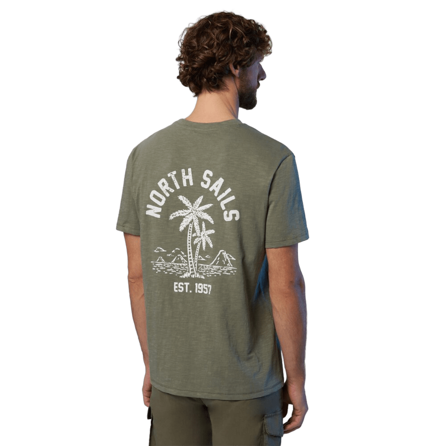 Polera S/S Slub Jersey Dusty Olive