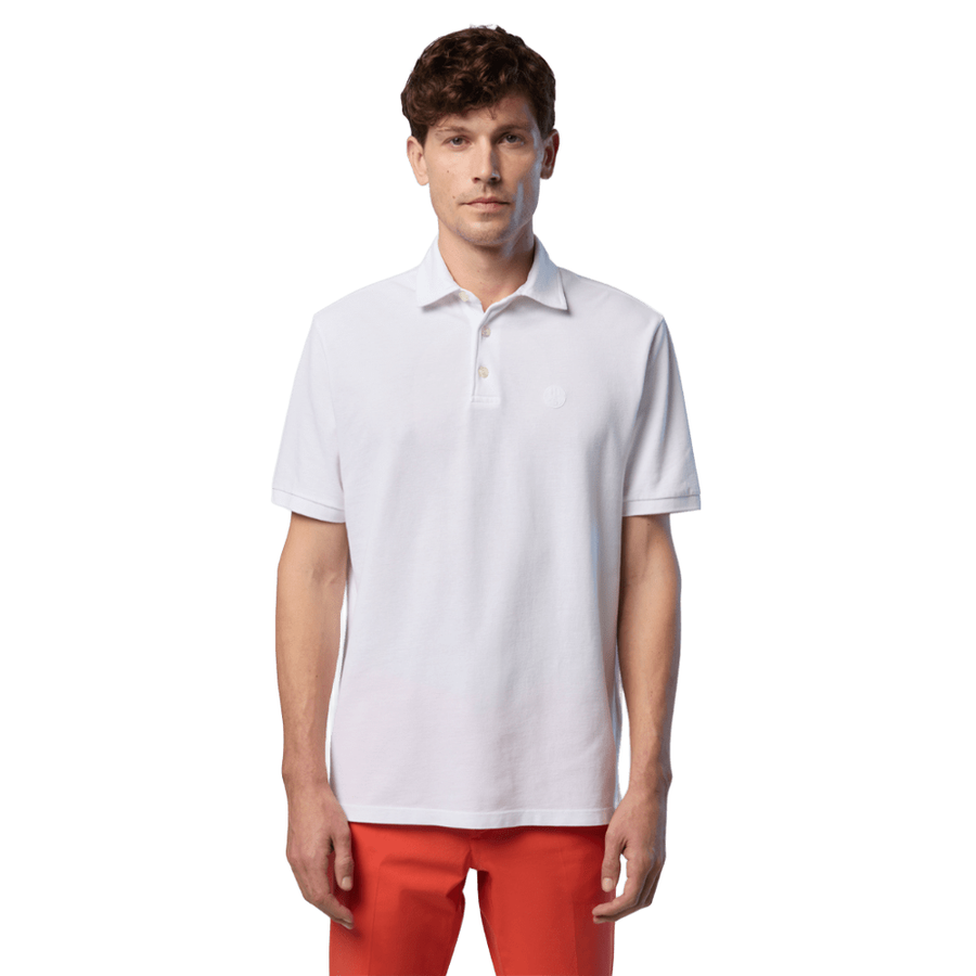 Polo Piqué S/S Logo White