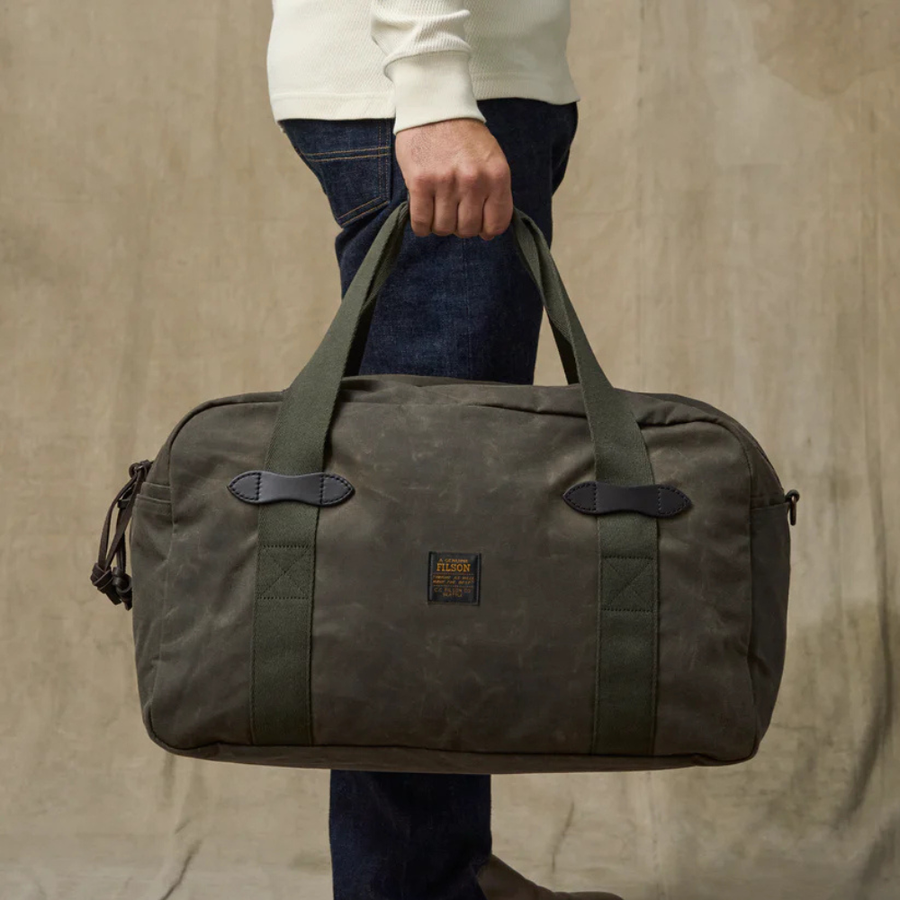 Bolso Tin Cloth Duffle Medium Otter Green