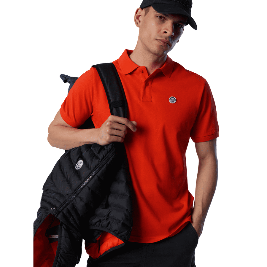 Polera Piqué Bright Orange