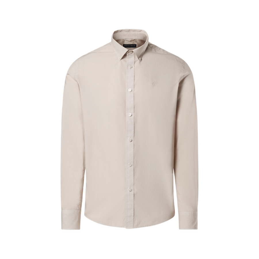 Camisa Regular Beige