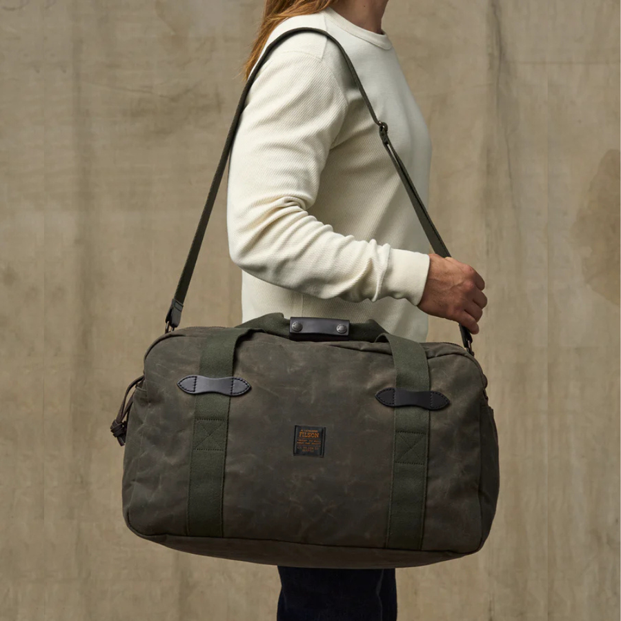 Bolso Tin Cloth Duffle Medium Otter Green