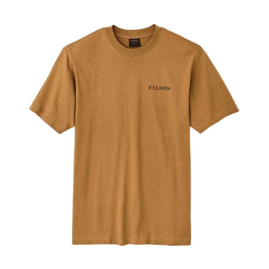 S/S Scenic Graphic T-Shirt Golden Tan