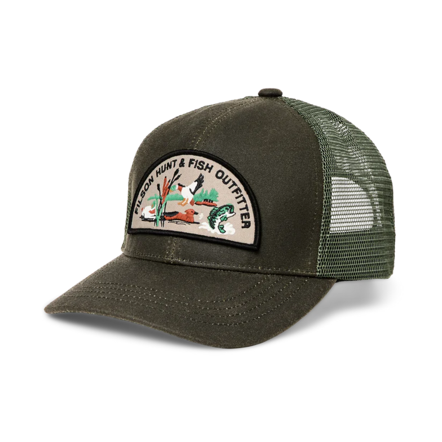 Jockey Hunt Fish Logger Mesh Cap Ottergreen