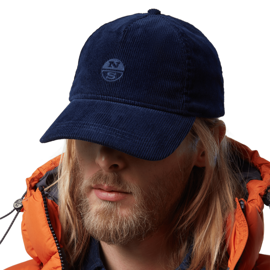 Baseball Cap Corduroy Navy
