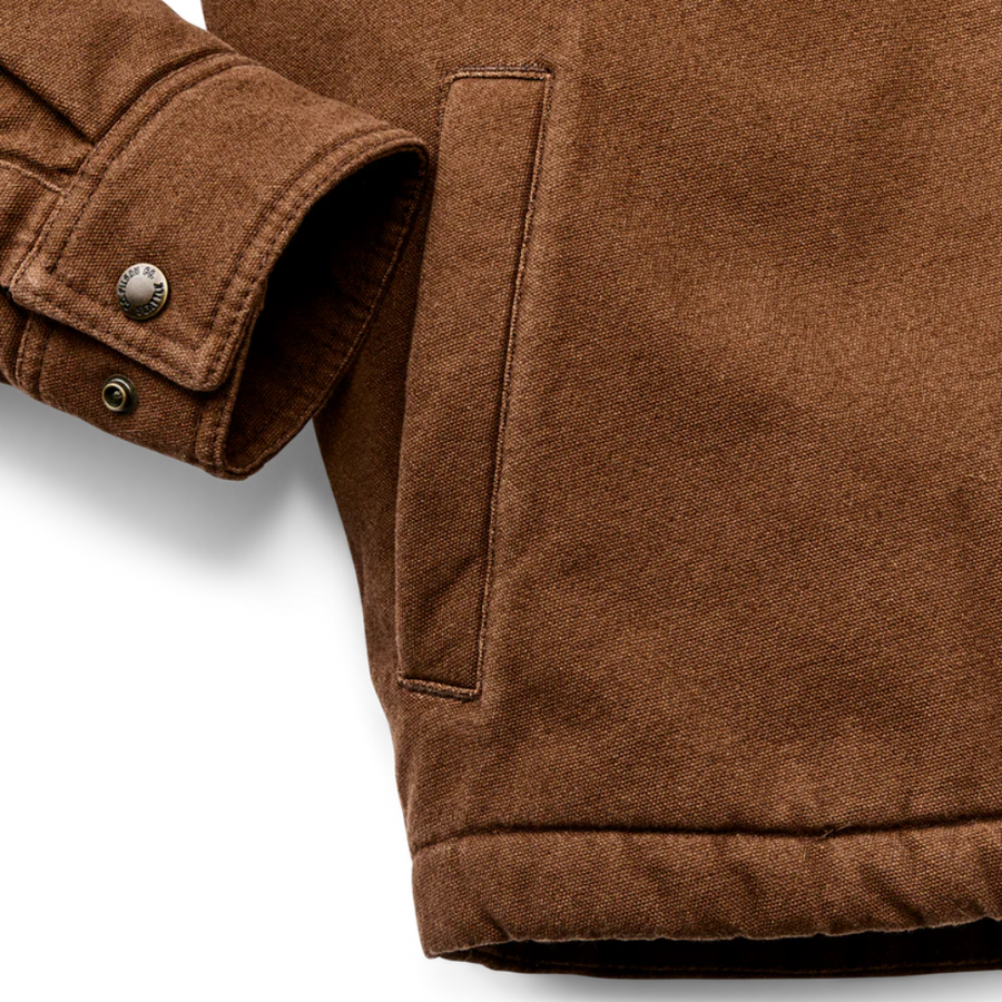 Chaqueta Jac Shirt Fleece Lined Brown