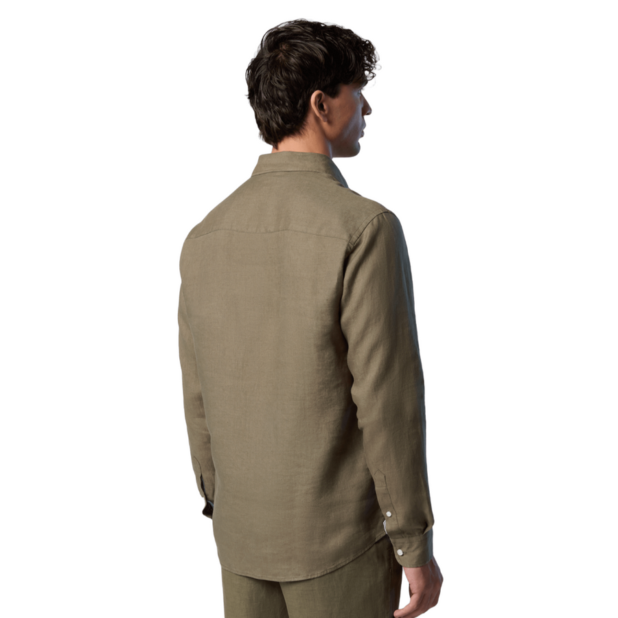 Camisa Spread Collar Regular Deep Green