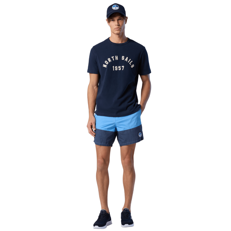 Polera S/S Graphic Navy Blue