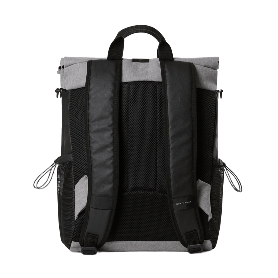 Mochila Roll Top Grey Melange