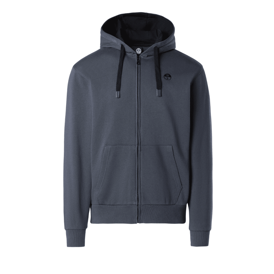 Polerón Hooded Full Zip Asphalt