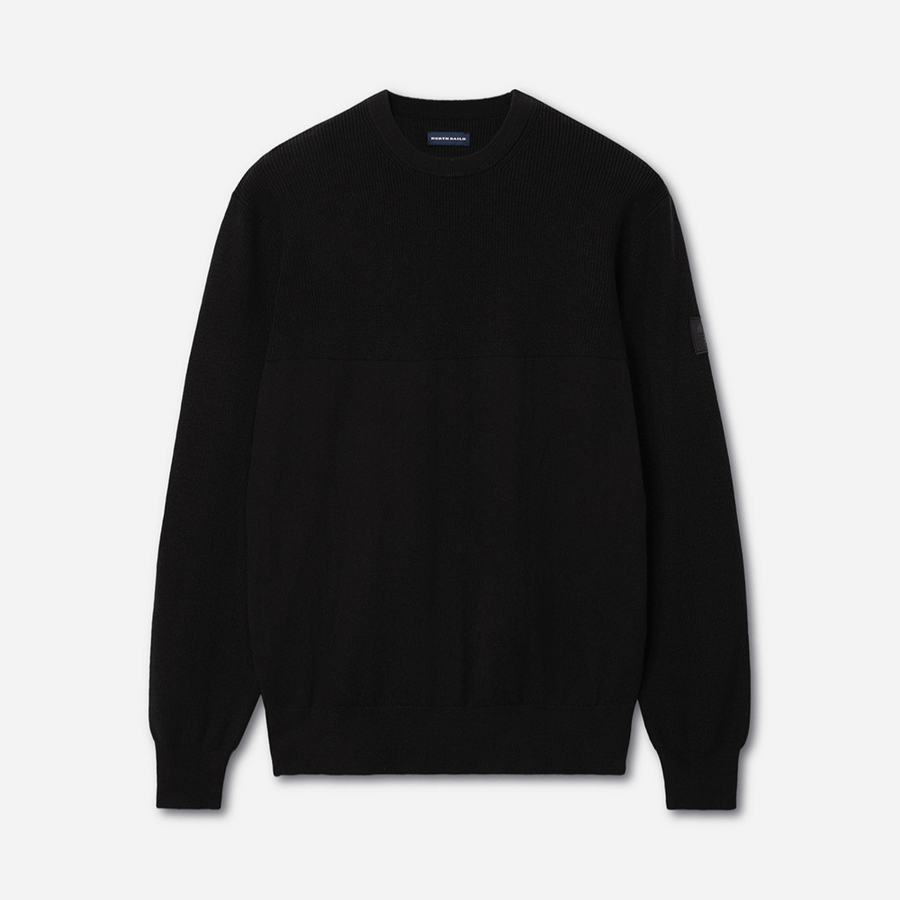Sweater Cotton & Wool Jumper Black North Sails Outbrands