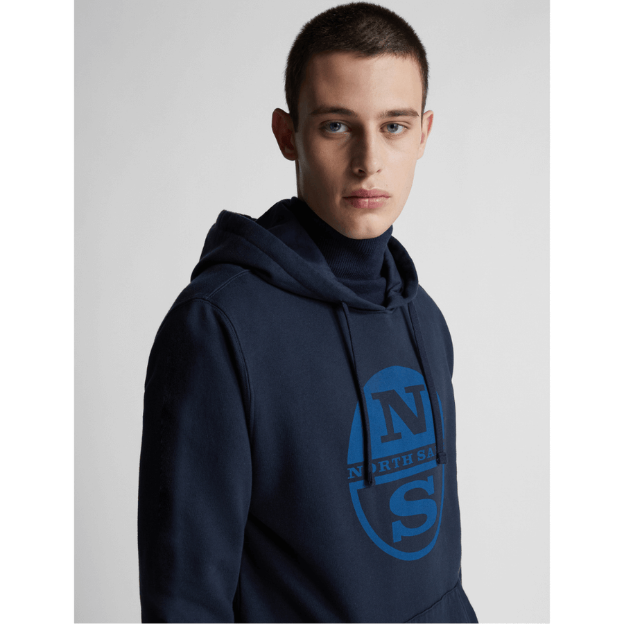 Polerón Hoodie Organic Fleece Navy North Sails Outbrands