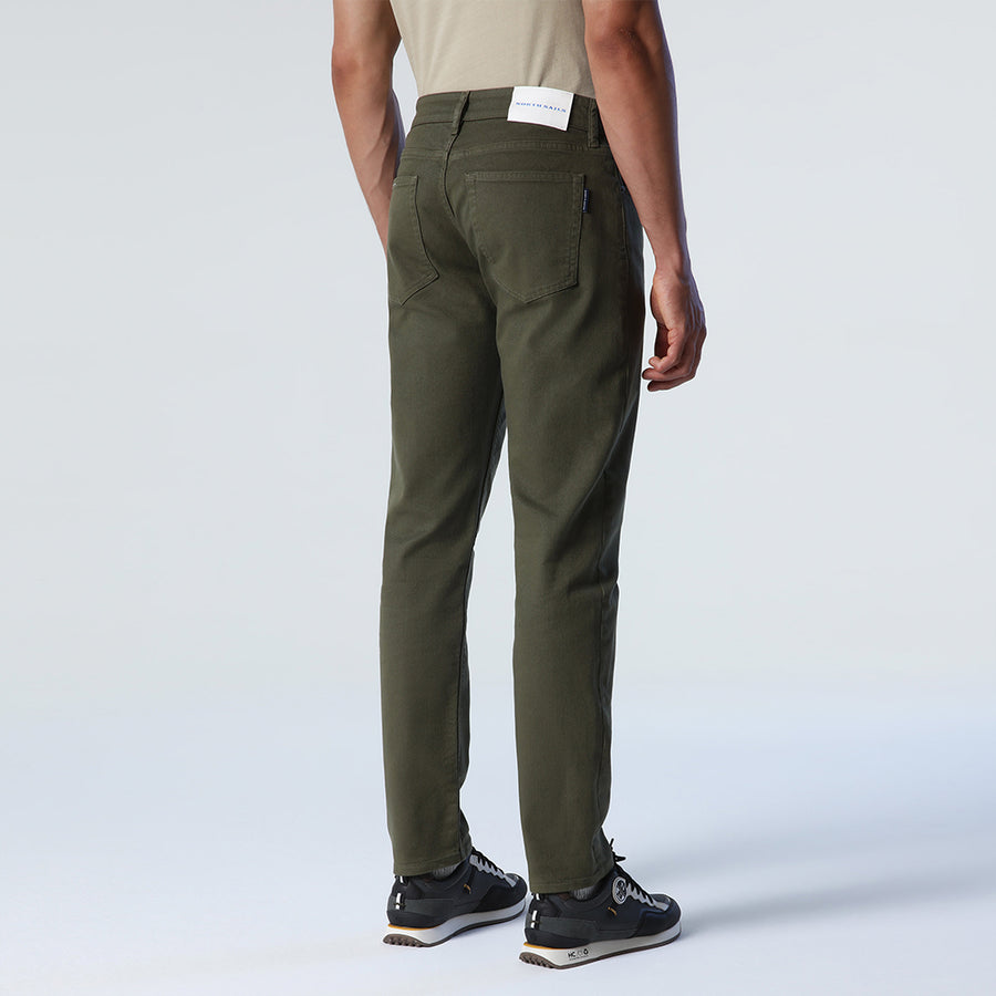 Pantalón Regular 5 Pocket Ivy Green