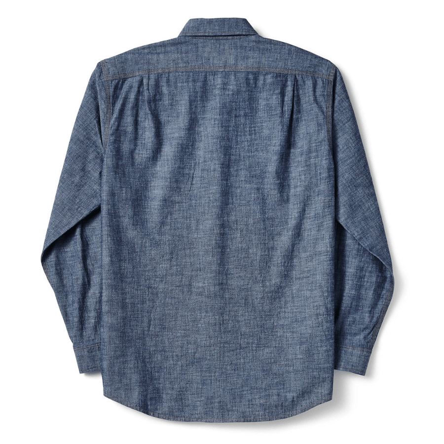 Chambray CPO Shirt Rinsed Indigo Filson Outbrands