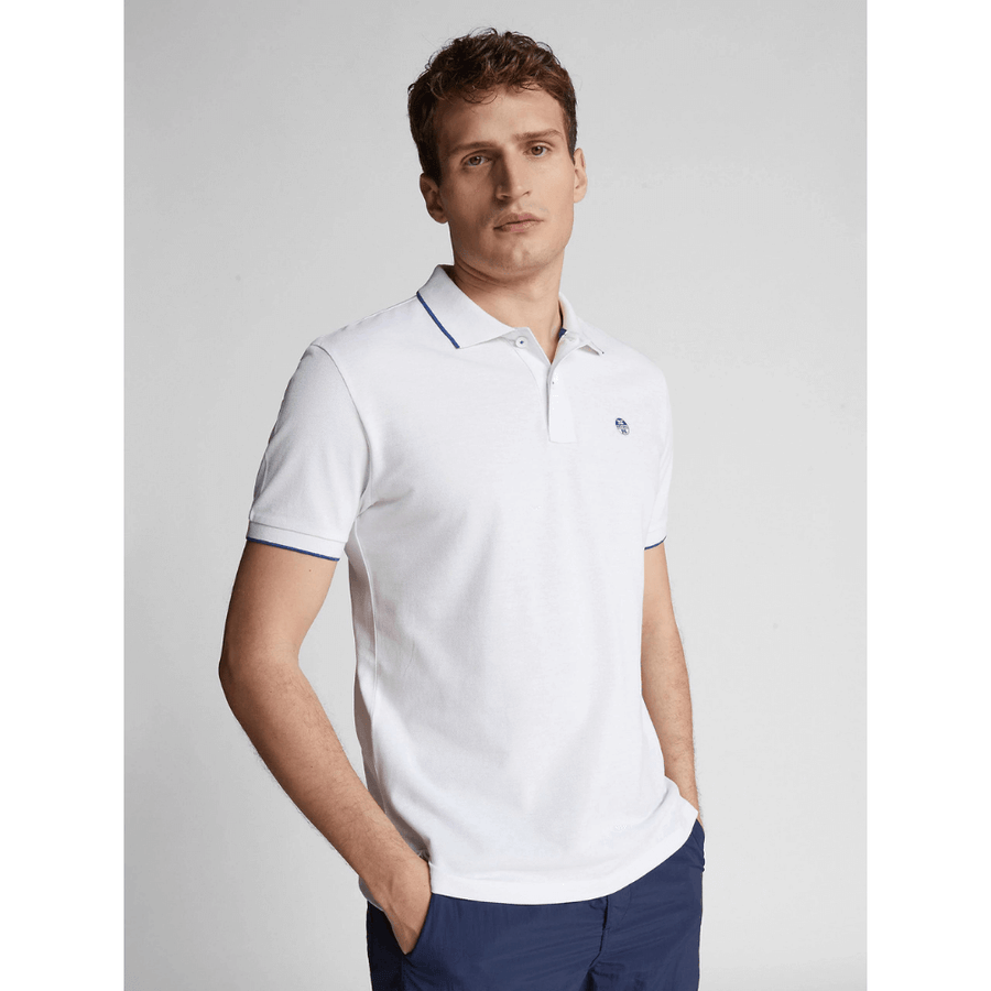 Polera Organic Piqué White