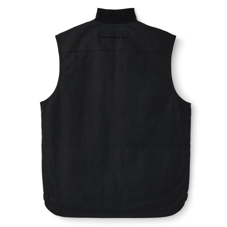 Tin Cloth Insulated Work Vest Black Filson Outbrands