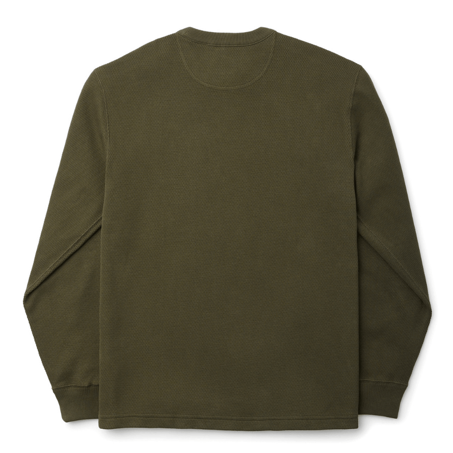 Waffle Knit Thermal Crewneck Mossy Rock Filson Outbrands